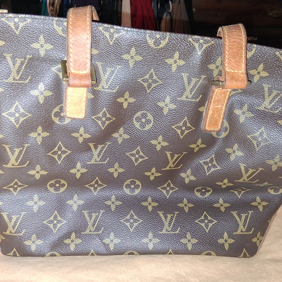 Louis Vuitton Classic Monogram Shoulder Bag in Brown and Tan - Picture 5 of 7